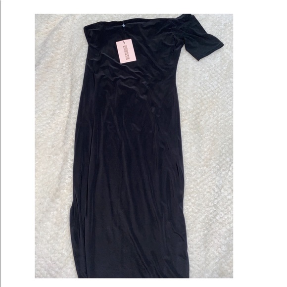 High low open side detail misguided dress - Picture 2 of 2